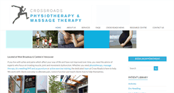 Desktop Screenshot of crossroadsphysiotherapy.com
